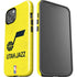 NBA Utah Jazz Yellow Texture iPhone 15 Impact Case
